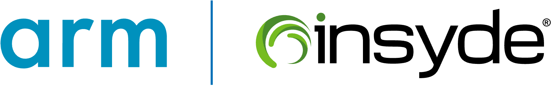Image of arm and Insyde logos